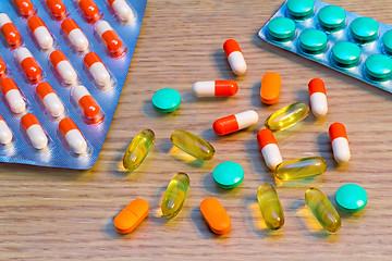 Image showing Drugs: tablets and capsules.