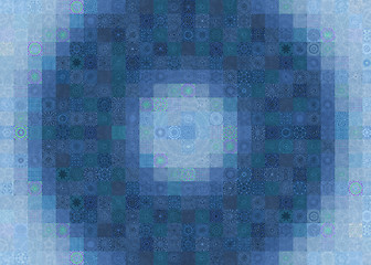 Image showing Blue background with abstract pattern