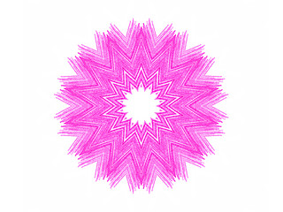 Image showing Abstract pink shape