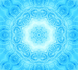 Image showing Blue abstract background