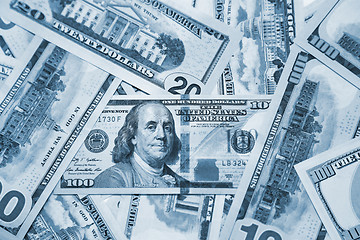 Image showing American Dollars background