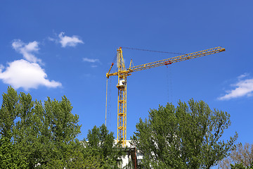 Image showing Construction crane