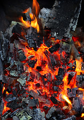 Image showing Live coals
