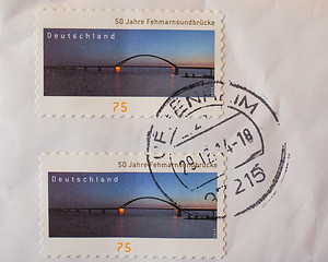 Image showing German stamp