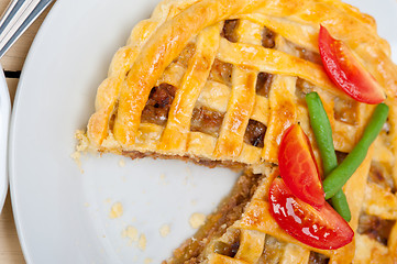 Image showing home made beef pie