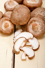 Image showing shiitake mushrooms