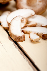 Image showing shiitake mushrooms