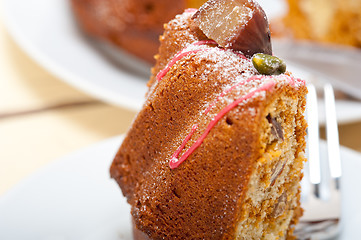 Image showing chestnut cake bread dessert