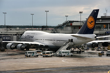 Image showing Lufthansa plane