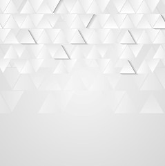 Image showing Light grey technology geometric vector background