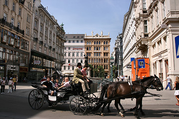 Image showing Horse drawn carriage