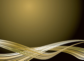 Image showing inter galatic design gold