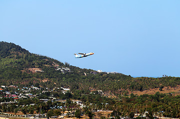 Image showing Airport on the island