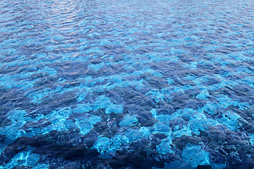 Image showing Blue water