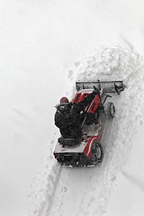 Image showing Small snow plough