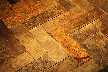 Image showing Grunge hardwood