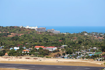 Image showing Airport on the island