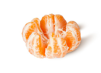 Image showing Peeled And The Broken Tangerine Top View