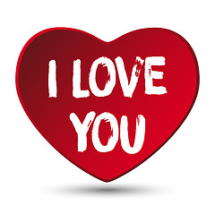 Image showing Valentine Day I Love you Heart