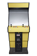 Image showing Retro arcade machine