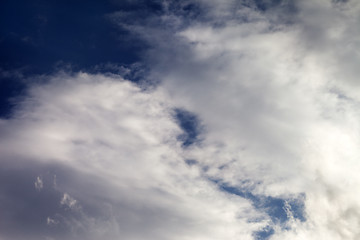 Image showing Blue sky with cloud