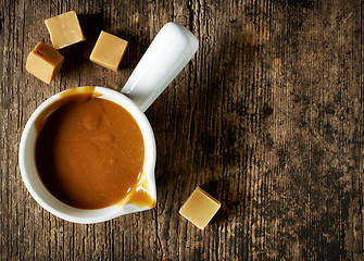 Image showing sweet caramel sauce