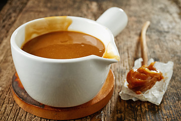 Image showing sweet caramel sauce