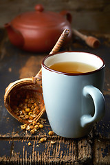 Image showing Cup of herbal tea