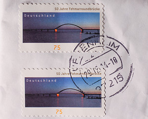 Image showing German stamp