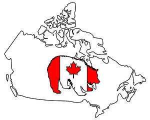 Image showing Canadian grizzly
