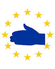Image showing European handshake