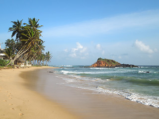 Image showing tropical beach scenery