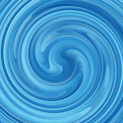 Image showing Blue swirl abstract background