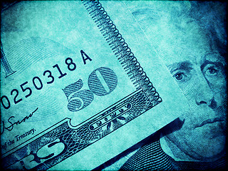 Image showing American dollars abstract background