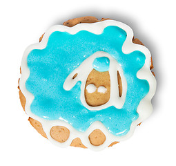 Image showing Homemade Cookies Blue Sheep