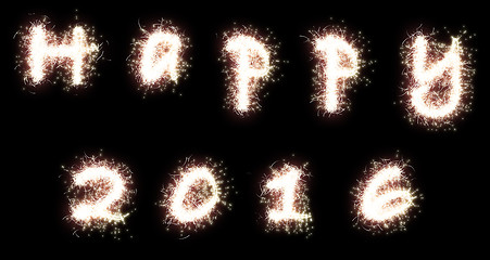 Image showing Happy 2016