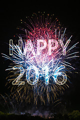 Image showing Happy New Year 2016 