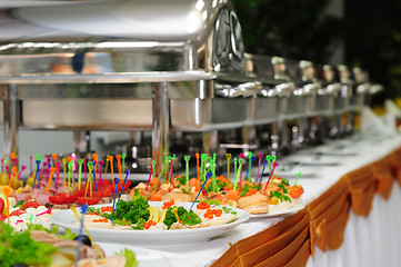 Image showing catering wedding