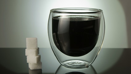 Image showing a glass with cola