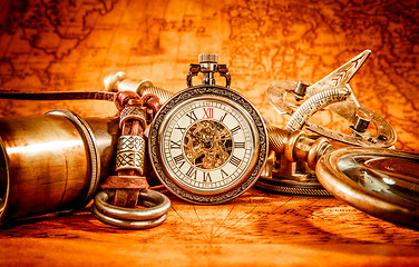 Image showing Vintage pocket watch