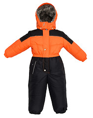 Image showing Childrens snowsuit fall