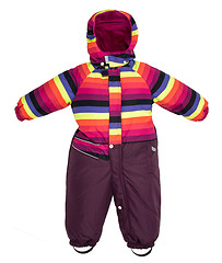 Image showing Childrens snowsuit fall