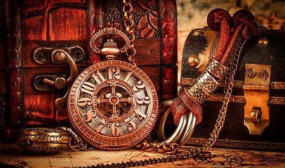 Image showing Vintage pocket watch