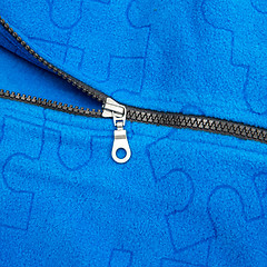 Image showing Close up zipper