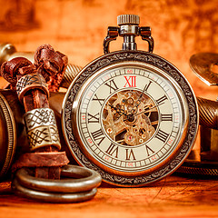 Image showing Vintage pocket watch