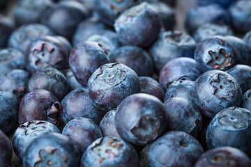 Image showing Blueberries background