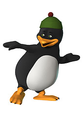 Image showing Dancing Penguin