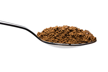 Image showing instant coffee on a spoon