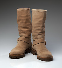 Image showing sheepskin boots
