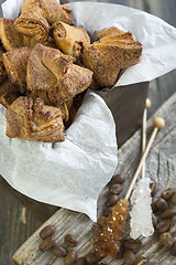 Image showing Box with homemade cookies.